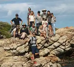Trail group photo with Trail Hiker