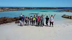 Trail group photo with Louise
